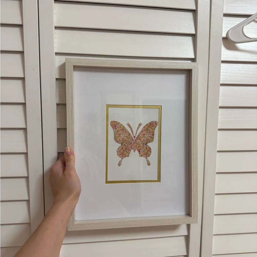 Framed Butterfly Art Print